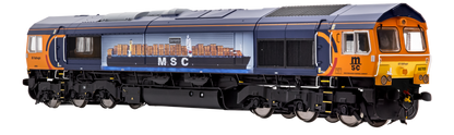 Class 66 709 GBRF Sorrento MSC Livery Diesel Locomotive - DCC Sound