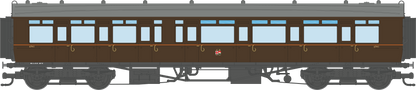 4P-021-403 GWR Corridor Toplight 1940 All Brown Twin Cities Composite RH 6941