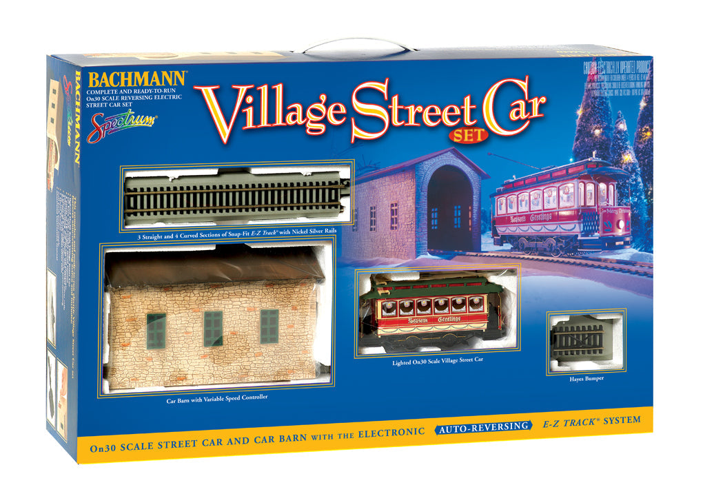 Pre-Owned Village Christmas Street Car Set