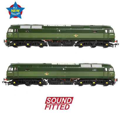 Class 47/0 D1940 BR Two-Tone Green (Small Yellow Panels) Diesel Locomotive - DCC Sound