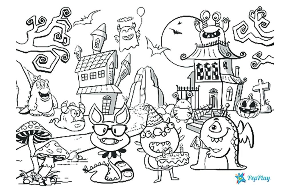 Doodle Placemats Travel Set - Superheroes & Monster