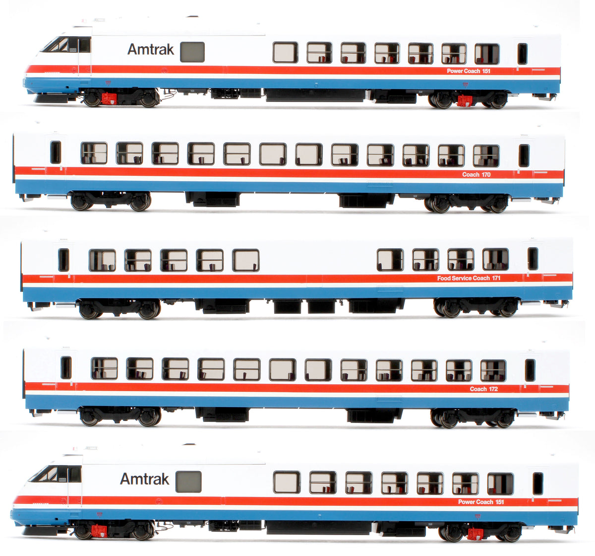 025501 HO RTL Turboliner (DCC/Sound) - Set #1 - Phase III Early