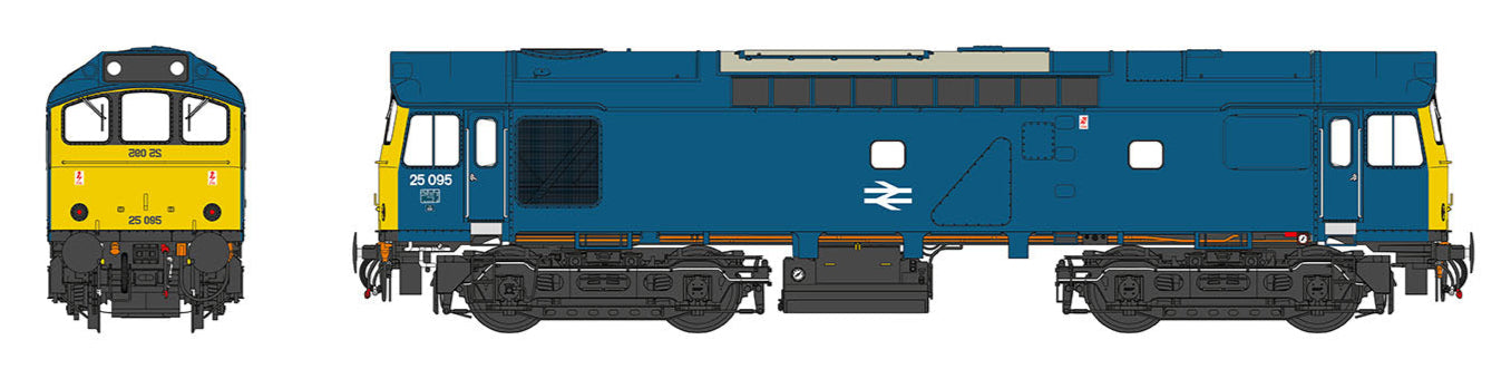 Class 25/3 25095 BR Blue Diesel Locomotive