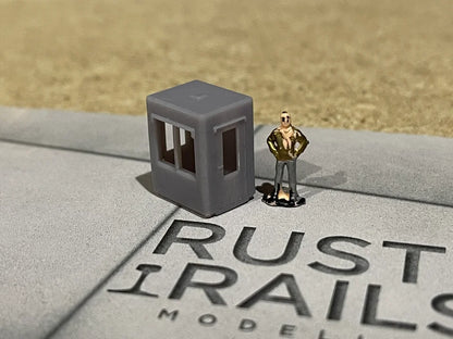 N Gauge Kiosk (Pack of 2) - Unpainted Model Kit