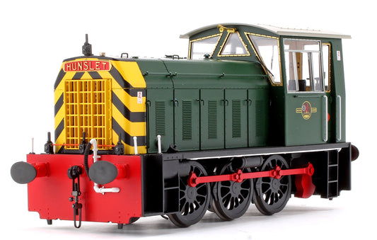 Pre-Owned 2592 Hunslet Class 05 BR Green with Wasp Stripes (Early) Shunter Locomotive