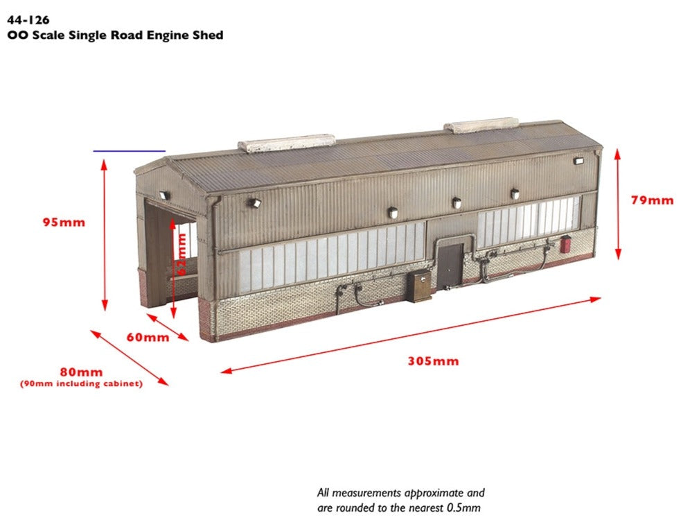 Single Road Servicing Shed