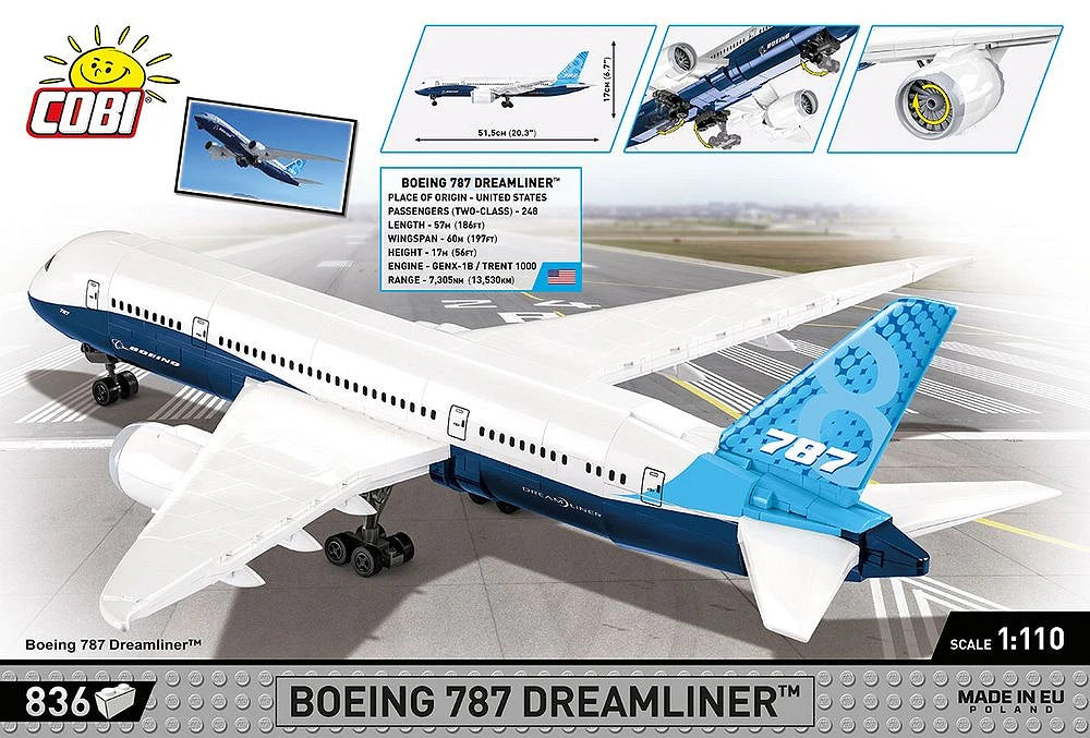 Boeing 787 Dreamliner (836 pcs) Model Kit