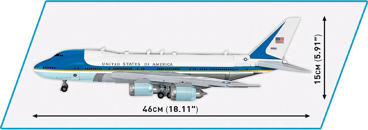 Boeing 747 Air Force One (1050 pcs) Model Kit