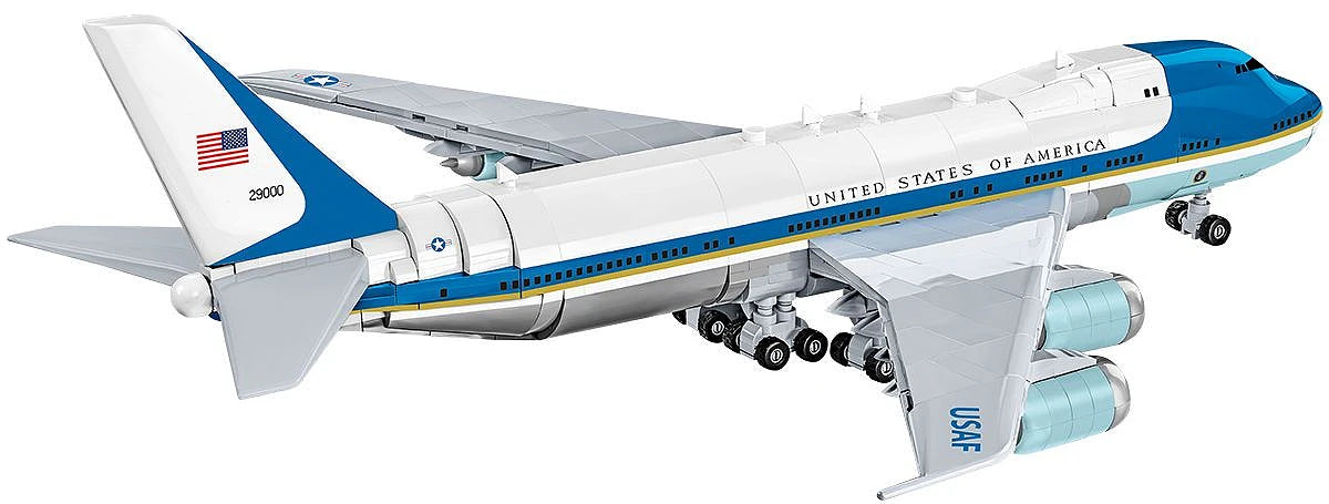 COBI COB26610 Boeing 747 Air Force One (1050 pcs) Model Kit – Rails