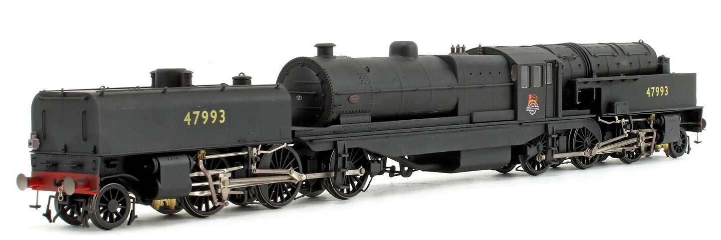 Pre-Owned 266220 Beyer Garratt 2-6-0 0-6-2 47993 in BR Black With Early Emblem and Revolving Coal Bunker Design - Heavily Weathered