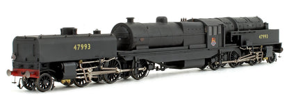 Pre-Owned 266220 Beyer Garratt 2-6-0 0-6-2 47993 in BR Black With Early Emblem and Revolving Coal Bunker Design - Heavily Weathered