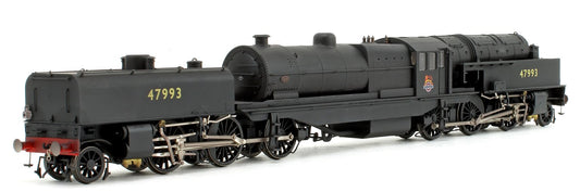 Pre-Owned 266220 Beyer Garratt 2-6-0 0-6-2 47993 in BR Black With Early Emblem and Revolving Coal Bunker Design - Heavily Weathered