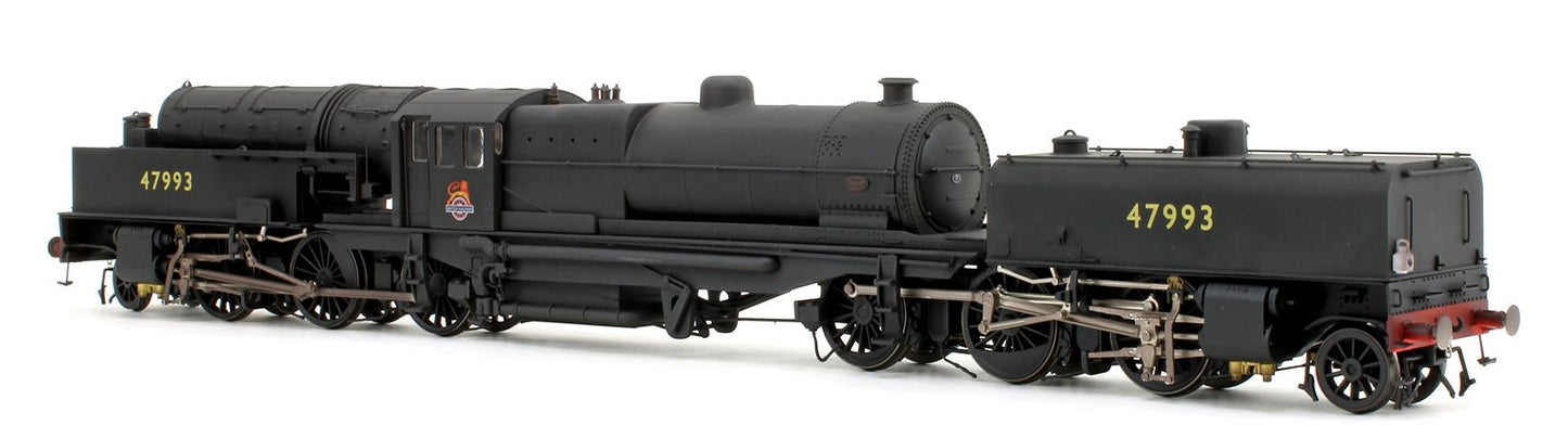 Pre-Owned 266220 Beyer Garratt 2-6-0 0-6-2 47993 in BR Black With Early Emblem and Revolving Coal Bunker Design - Heavily Weathered