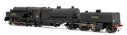 Pre-Owned 266220 Beyer Garratt 2-6-0 0-6-2 47993 in BR Black With Early Emblem and Revolving Coal Bunker Design - Heavily Weathered