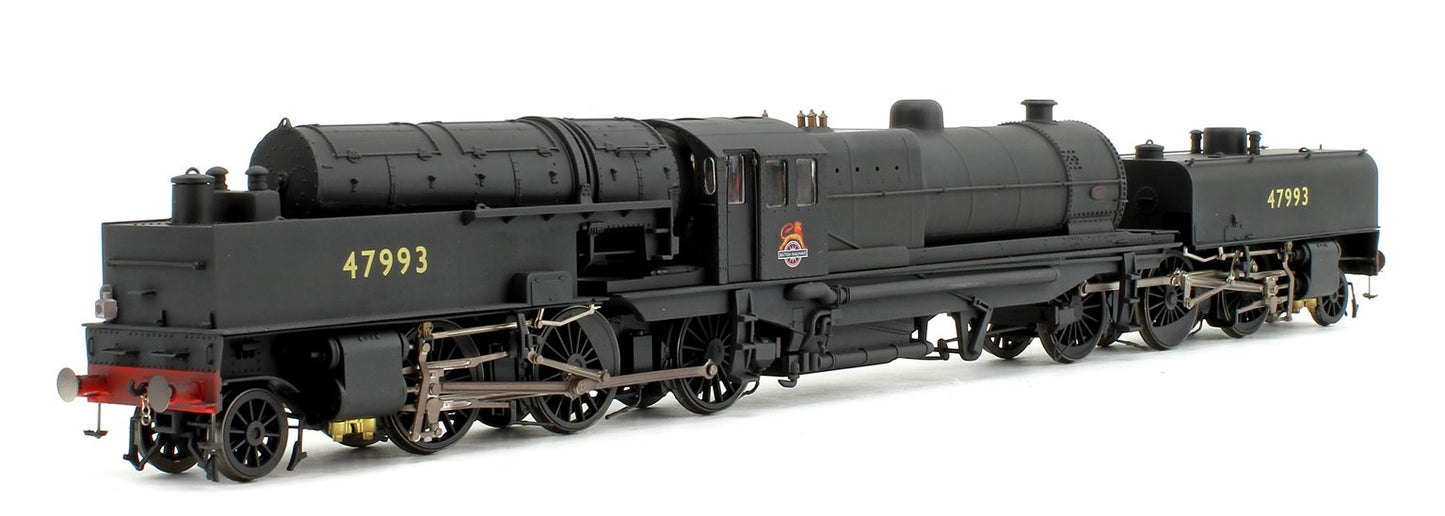 Pre-Owned 266220 Beyer Garratt 2-6-0 0-6-2 47993 in BR Black With Early Emblem and Revolving Coal Bunker Design - Heavily Weathered