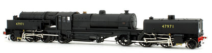 Pre-Owned Beyer Garratt 2-6-0 0-6-2 47971 in BR black with no emblem and revolving coal bunker design
