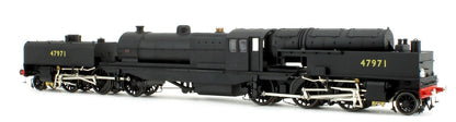 Pre-Owned Beyer Garratt 2-6-0 0-6-2 47971 in BR black with no emblem and revolving coal bunker design