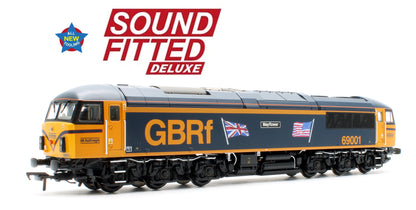 Class 69 69001 'Mayflower' GBRf (UK & US Flags) Diesel Locomotive - DCC Sound Deluxe