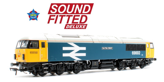 Class 69 69002 'Bob Tiller CM&EE' BR Blue (Large Logo) (GBRf) Diesel Locomotive - DCC Sound Deluxe
