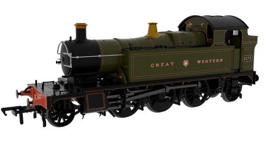 951602 GWR 45xx No.2173 Great Western Lined Green with Garter Crest (pre-WW1) Steam Locomotive - DCC Sound