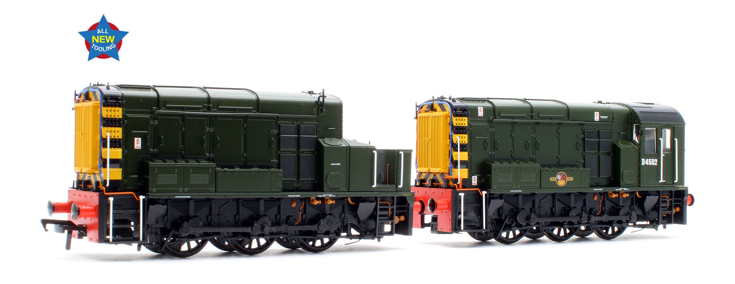 Pre-Owned 35-945 Class 13 D4502 BR Green (Wasp Stripes) Diesel Locomotive