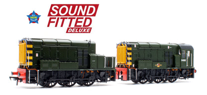 Class 13 D4502 BR Green (Wasp Stripes) Diesel Locomotive - DCC Sound Deluxe