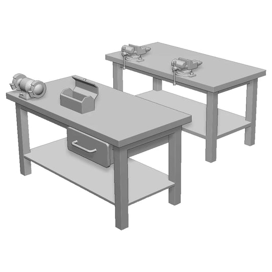 27113-076 OO Gauge Workshop Details - Workbench Pack 2