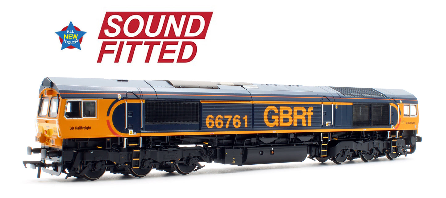 Class 66/7 66761 'Wensleydale Railway Association' GBRf Europorte Diesel Locomotive - DCC Sound