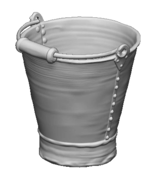 2715-043 O Gauge Detailing - Galvanised Buckets x8