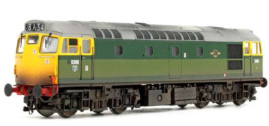 Pre-Owned 2719 Class 27 - 5380 BR Two-Tone Green (Full Yellow Ends) Diesel Locomotive - Weathered - DCC Fitted