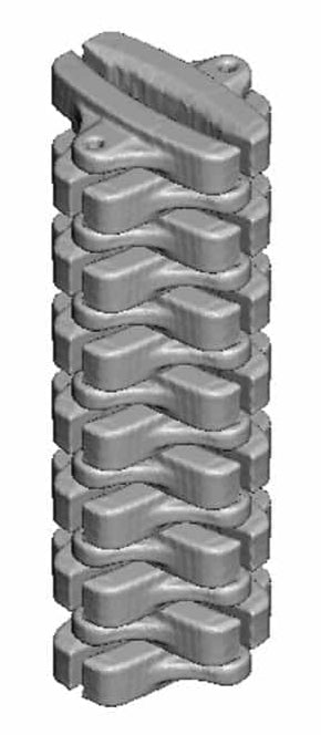 OO Gauge - Detailing - Loco Brake Blocks Stacked