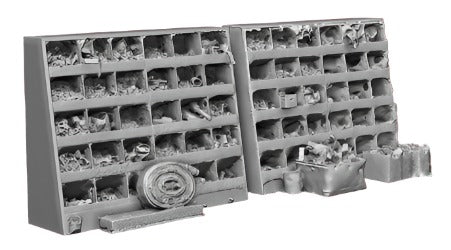 OO Gauge Loco & Diesel Depot - Parts Bins Loco Shed Detailing