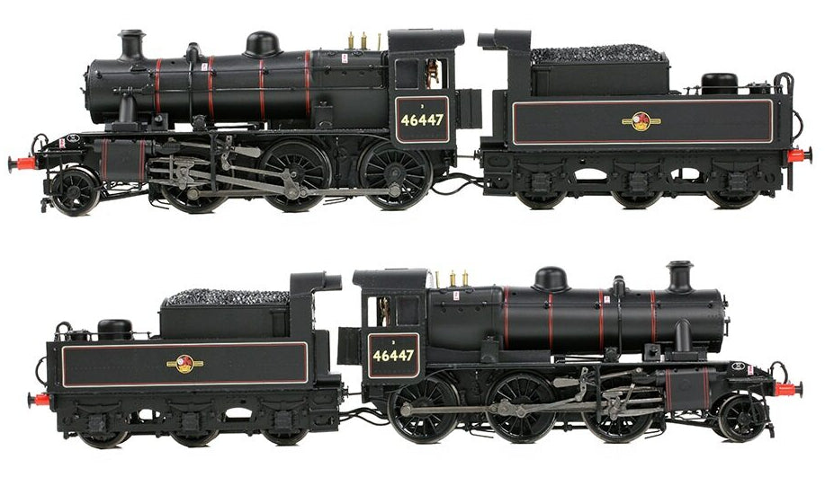 32-829B LMS Ivatt 2MT 46447 BR Lined Black (Late Crest) Steam Locomotive
