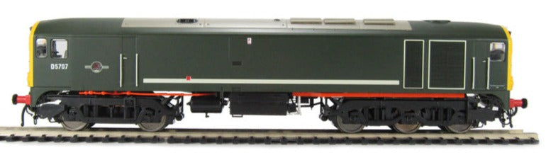 Class 28 Co-Bo BR Green Full Yellow Ends D5707 Diesel Locomotive - DCC Sound