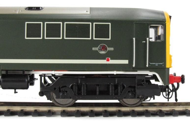 Class 28 Co-Bo BR Green Full Yellow Ends D5707 Diesel Locomotive - DCC Sound