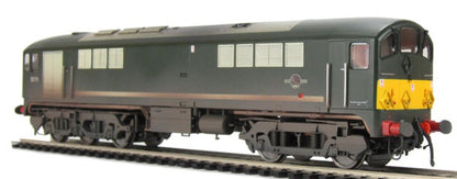 Class 28 Co-Bo BR Green Small Yellow Panels D5704 Diesel Locomotive - DCC Sound & Weathered