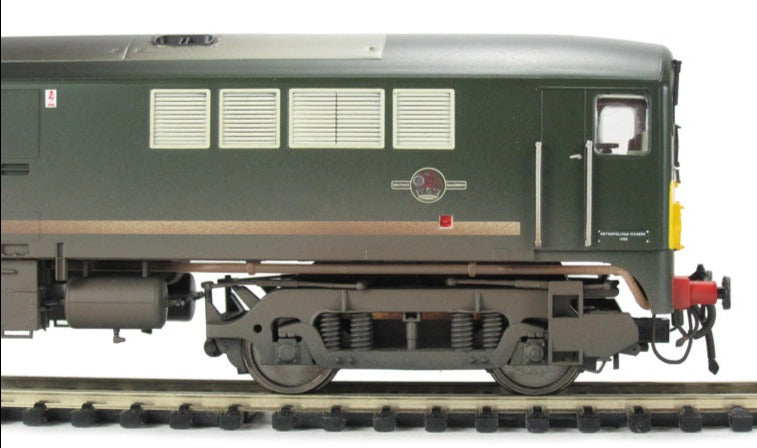 Class 28 Co-Bo BR Green Small Yellow Panels D5704 Diesel Locomotive - Weathered