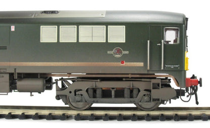 Class 28 Co-Bo BR Green Small Yellow Panels D5704 Diesel Locomotive - DCC Sound & Weathered