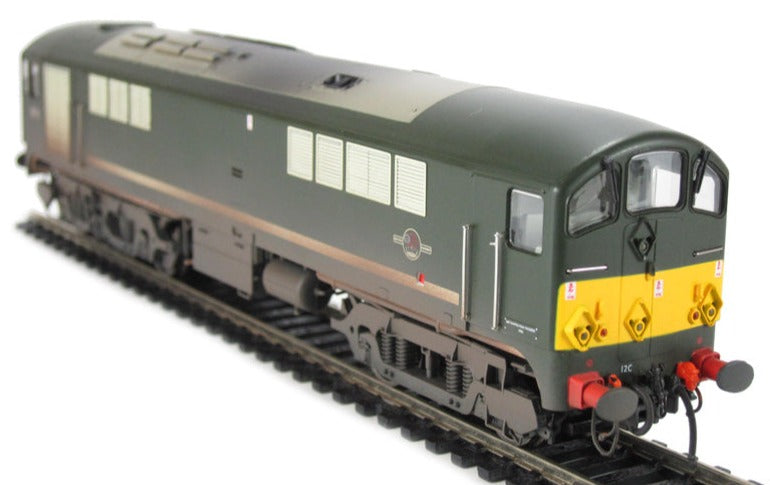 Class 28 Co-Bo BR Green Small Yellow Panels D5704 Diesel Locomotive - Weathered