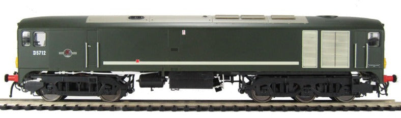 Class 28 Co-Bo BR Green Small Yellow Panels D5703 Diesel Locomotive - DCC Sound