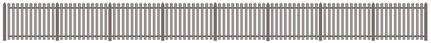 Modern Palisade Fencing