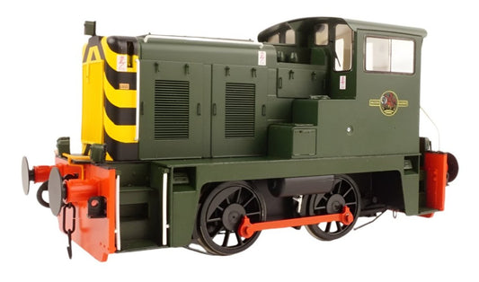 Class 02 BR green Unnumbered (Wasp Stripes) Diesel Locomotive