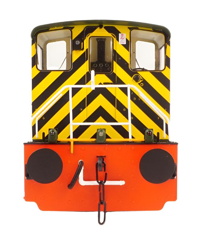 Class 02 BR Green D2860 (Wasp Stripes) Diesel Locomotive