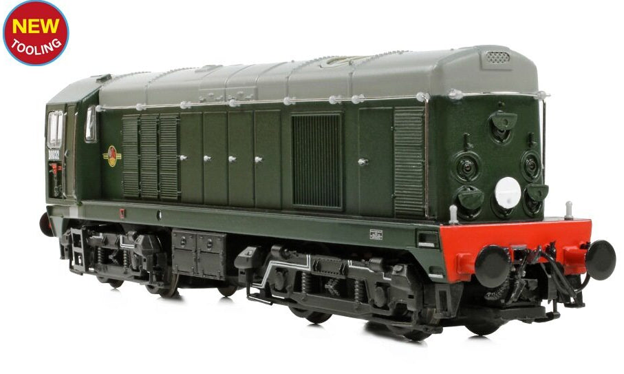 371-030A Class 20/0 Disc Headcode & Tablet Catcher D8032 BR Green (Late Crest) Diesel Locomotive