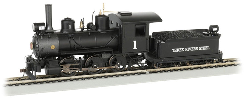 Steam Rails Tubes Bachmann Trains 29401 0-6-0 - Three Rivers Steel #1 Steam – Rails