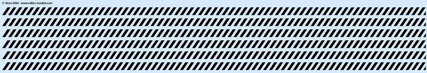 RT-4-2981 Black departmental chevrons Transfer