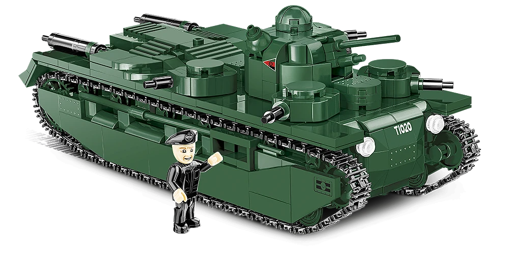 Vickers A1E1 Independent Great War (886 pcs) Model Kit