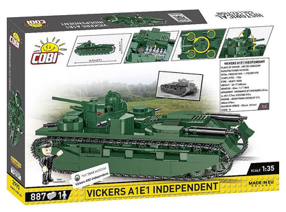 Vickers A1E1 Independent Great War (886 pcs) Model Kit