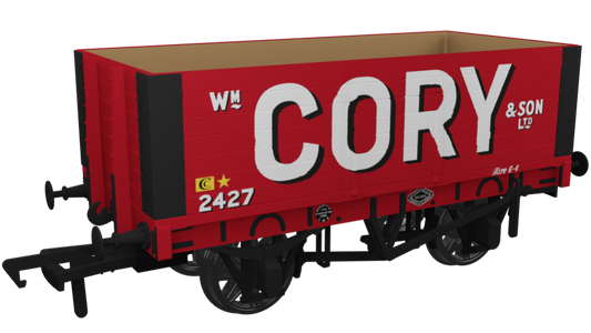 7 Plank 1907 Private Owner Wagon WM Cory No. 2427