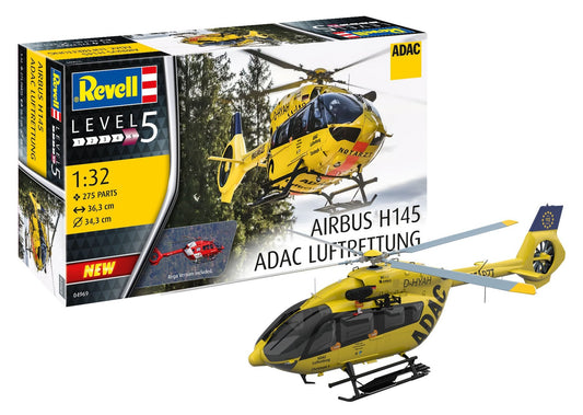 Airbus H145 Helicopter ADAC/REGA (1:32 Scale) Model Kit